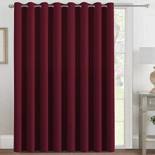 Burgundy Thermal Blackout Curtain Panel 100in W x 84in L