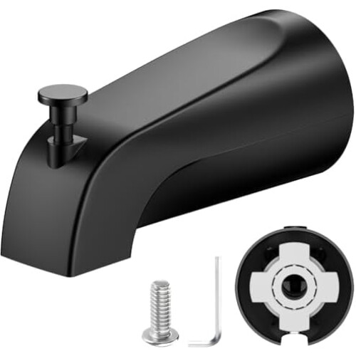 Pipă de cadă cu deviator retractabil, fixare prin glisare pentru cupru de 1/2"