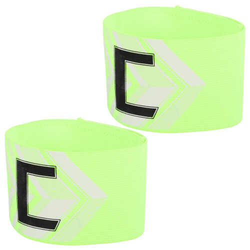 8Pièces Brassards Capitaines Football Vert Flexible Résistant