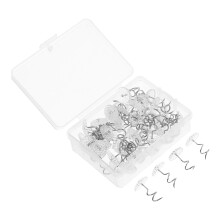 120Pièces Épingles Torsadées Transparentes Pour Ameublement Décor
