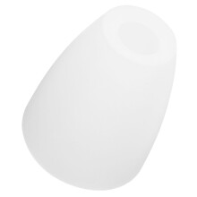 Biały cylindryczny klosz z tworzywa sztucznego 11,5x10x10 cm