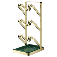 Soporte dorado para tapa de armario de cocina