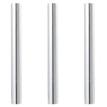 6Pièces Tordus Argentés Pour Ongles Et Gloss