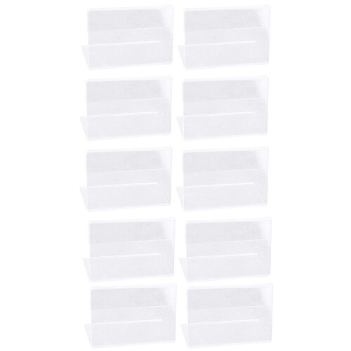 20Pièces Porte-Documents L Shape Transparent En Pour