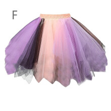 Gonna da balletto regalo per bambini Minigonna da donna Gonna corta in garza plissettata di alta qualità Colori Gonna corta tutù per adulti Gonna