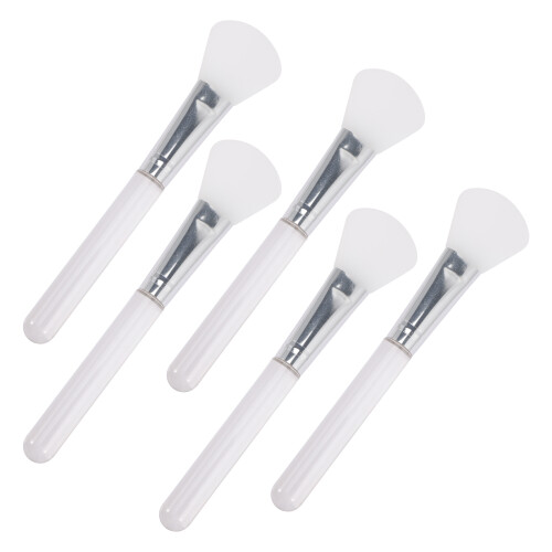 15Pièces Outils Brosse Silicone Corps Blanche