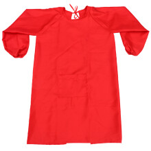3Pièces Blouse Dessin Rouge Durable Manche Longue Protection Vêtements