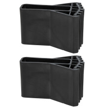 6Pièces Embouts Pieds D'échelle Résistants Noir Protection Durable