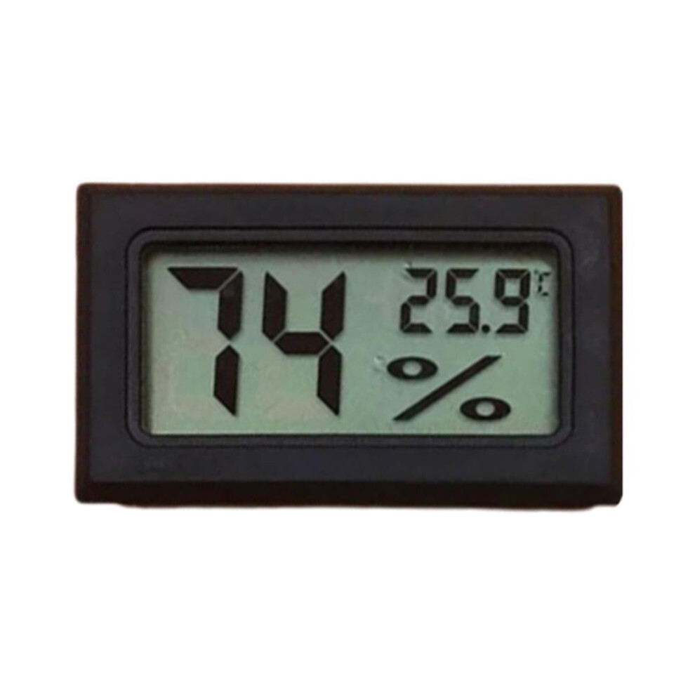 Black (A) $ Electronic Digital Thermometer Fy-11 Electronic Hygrometer Digital Thermometer And Hygrometer Embedded 9353595401020