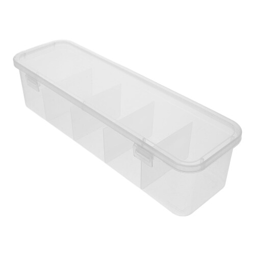 Transparenter PP-Teebeutel- und Zuckerpäckchenhalter 28,5 x 9 x 6,7