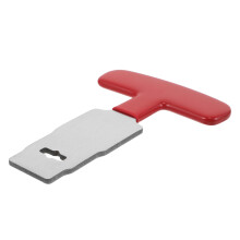 2Pièces Clé Rouge En Acier Inoxydable Pour Rapide