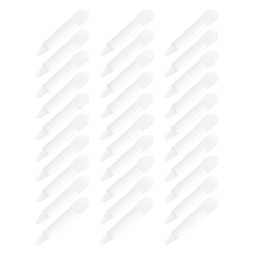 60Pièces Pinceaux Silicone Confortables Blancs