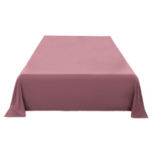 Drap plat Gallickan, format King, 178 x 229 cm, polyester uni, doux pour la peau, infroissable, C