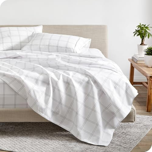 Σετ σεντόνια Luxury1800 Ultra-Soft Microfiber, Διπλά Βουρτσισμένα, Βαθιές Τσέπες, 4 τεμάχια