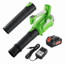 Draadloze bladblazer met accu en oplader – Lichtgewicht handblazer voor het schoonmaken van de tuin, het verwijderen van bladeren, stof en het