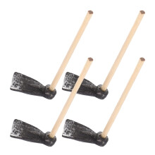 4 stuks plastic mini-schoffels voor poppenhuis, mini-tuinschoffelgereedschap, miniatuur tuinschoffel voor poppenhuis.
