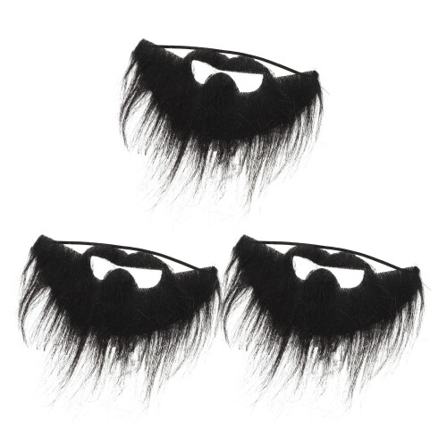 12Pièces Ensemble Barbe En Pour Déguisement