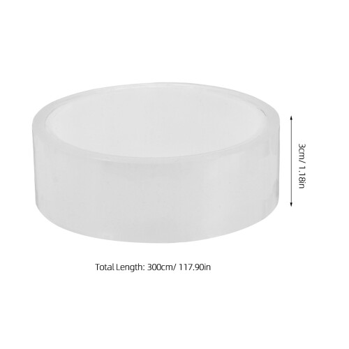 4Rouleaux Ruban De Mastic Transparent Auto-Adhésif Pour De Bain 1