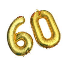 Gold60-vuotissyntymäpäiväfolioilmapallosetti