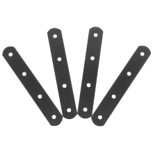 4 stuks platte, rechte beugels voor reparatie, rechte steunbeugels