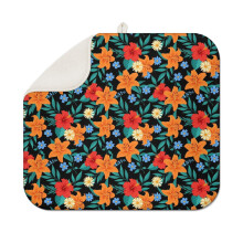 Tapete escurridor de cocina Pioneer Flower con estampado floral (1 unidad), microfibra ultra absorbente, 40,6 x 45,7 cm (16" x 18").