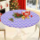 Rund elastisk duk 112-142 cm, vanntett flanellbakside 1