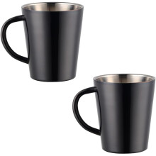 10oz ruostumattomasta teräksestä valmistettuja kahvimukeja, 2 kpl