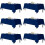 Marineblå polyesterduk 60 x 84 tommer, 6-pakning 1