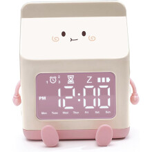 Milchkarton-Wecker für Kinder, digital, LED, 3 Alarme