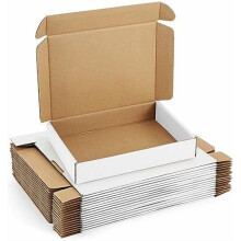 White Corrugated Shipping Boxes 11 x 8 x 2 in 25 Pack
