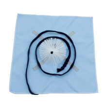 3Pièces Kit Nettoyage Saxophone Fibre Nylon Bleu Ciel Usage Tubulaire