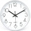 14 Inch Silent Wall Clock Grey Dial with White Numbers 1