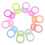 20Pièces Adaptateurs Clips Silicone, Accessoires Bébé Colorés 1