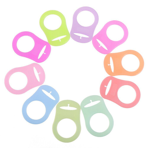 20Pièces Adaptateurs Clips Silicone, Accessoires Bébé Colorés