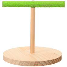 4Pièces Support Perroquet Table Bois Base Stable Forte