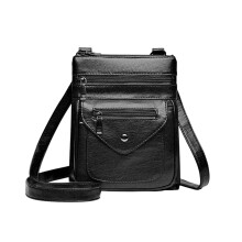 Kabelka cez rameno s priehradkou na mobil, malá crossbody kabelka pre ženy z kože, cestovná peňaženka, kabelka cez rameno s priehradkami na