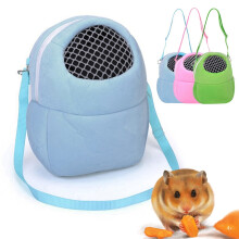 Windfall Pet Carrier Bags Hamster Rat Hedgehog Rabbit Sleeping Bag Breathable Portable Outgoing Travel Handbags Backpack with Shoulder Strap 8-10inch