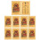 20Pièces Décorations Amulettes Feng Shui, Khaki 1