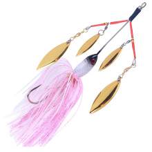 Spinner Bait for Bass Trout Walleye 22g 4-Blade