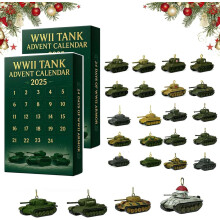 Calendrier de l'Avent 2Pack Tank, 24 jours de chars emblématiques, calendrier de l'Avent Seconde Guerre mondiale 2025, calendrier de compte à