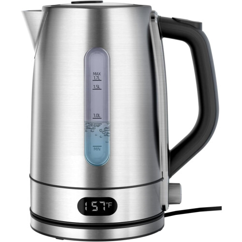 Electric Tea Kettle Borosilicate Glass 1.7L