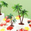 16 Pcs Mini Coconut Tree Cake Toppers Artificial for Cupcake and Beach Cake Decorations 1
