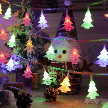 300-LED 98.4FT Christmas String Lights, 8 Modes, Timer & Memory, Indoor/Outdoor, Multicolor Stars/Trees/Snowflakes