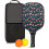 Σετ κουπιών Pickleball από fiberglass με λουλούδια, 2 μπάλες και τσάντα, συμβατό με παιχνίδι 1