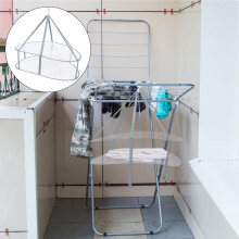 Étendoir à linge rectangulaire (1 pièce) au design simple, idéal pour les dortoirs et les petits espaces.