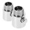 10Pièces Valve Réglable Arrêt Eau Douche Métal Argent Rv 2