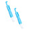 2Pcs Automatic Needle Threaders for Elderly Sewing Enthusiasts Sky-.5X0.39In Plastic 1