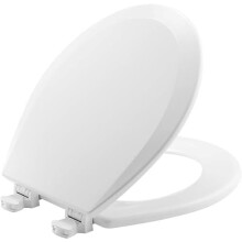 Toalettsete i tre for avlange toaletter 34,5 x 43,5 cm