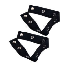 2Pcs Waistband Extenders Reusable Adjustable Multi Use Elastic Snap Button Easy to Use Pants Extenders for Jean Waist