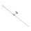 Luxury Clear Towel Bar 60cm 12